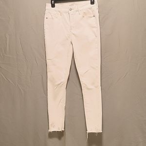 Old Navy off white color Rockstar Super Skinny High Rise jeans
